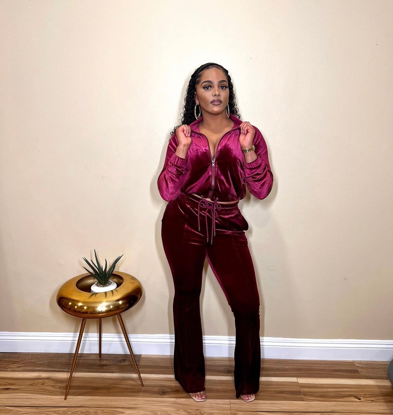 Velvet Track Suit