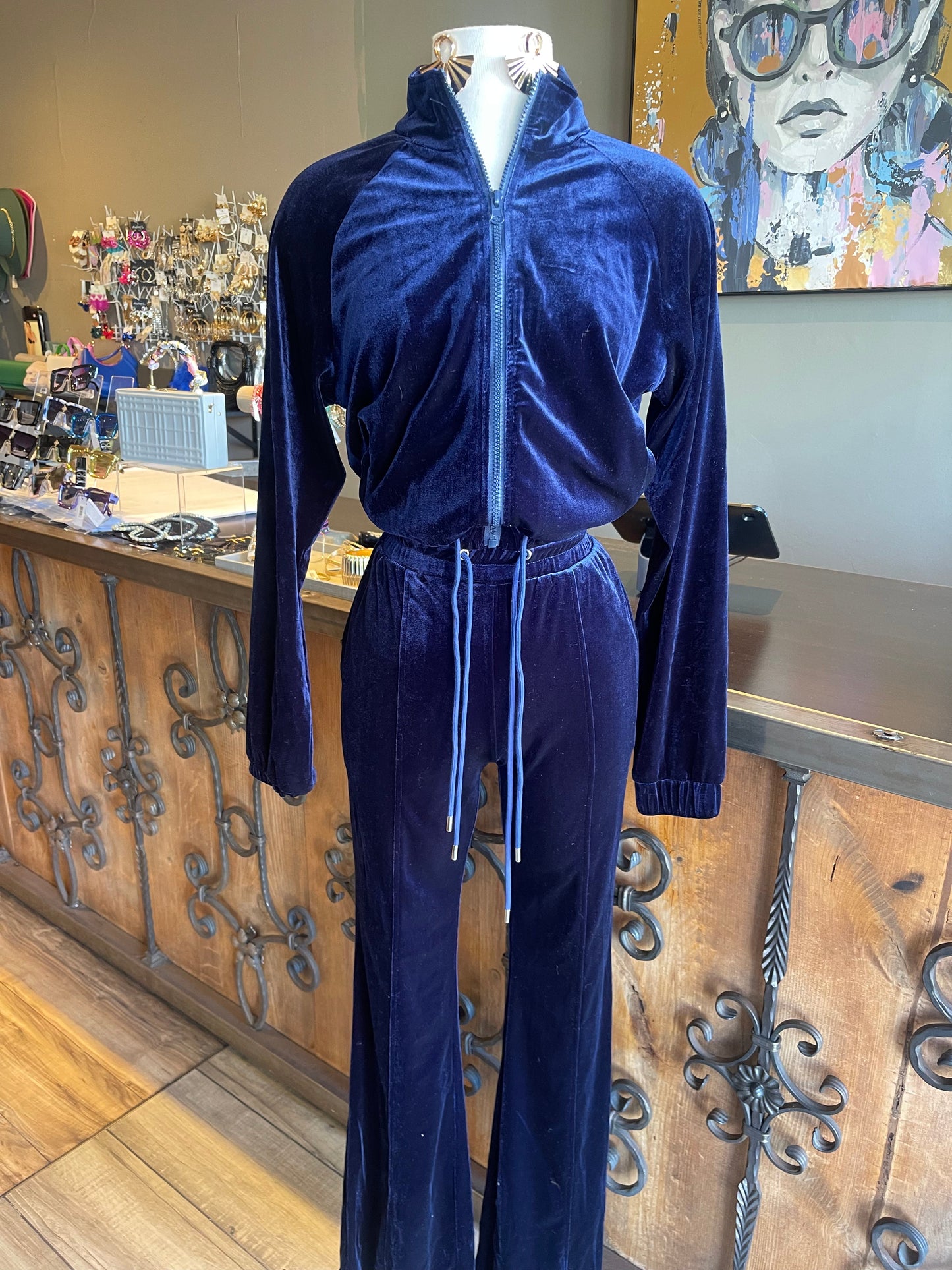 Velvet Track Suit